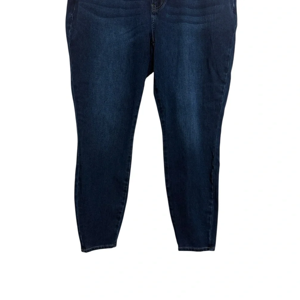 Judy Blue Skinny Jeans Women’s Size 18W Dark Wash Denim Stretch 5-Pocket - Picture 3 of 10